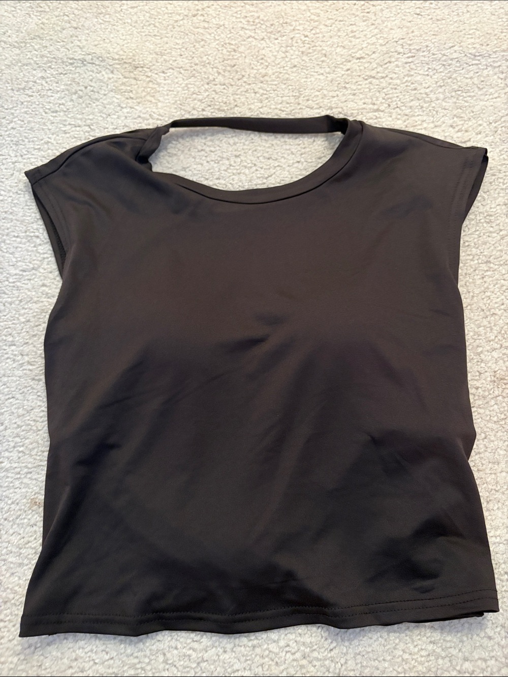 Black Women’s Cap Sleeve Top
